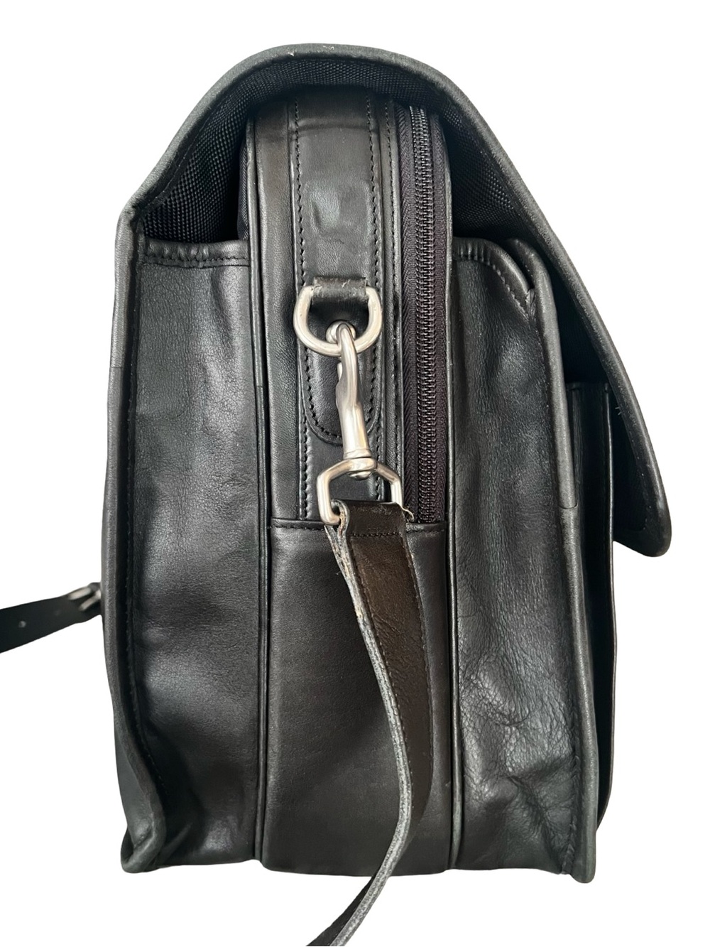 Coach Organizer Brief - Y2K Vintage Black Leather Briefcase - Picture 7 of 16